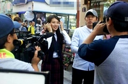 Suzy miss A Mudik Pakai Seragam untuk Syuting 'Invincible Youth 2'