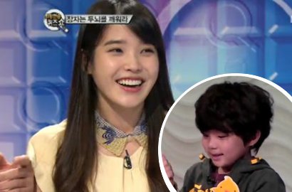 IU Bikin Cemburu Fans Saat Cium Bocah Laki-Laki di TV