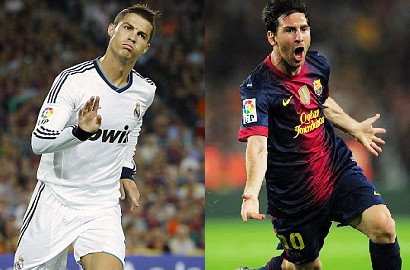 Cristiano Ronaldo dan Lionel Messi Adu Rekor di Laga El Clasico