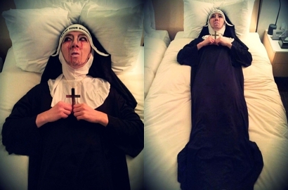 Jo Kwon 2AM Jadi Biarawati Horor untuk Hallowen