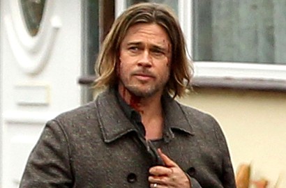 Brad Pitt Berdarah-Darah di Foto Baru Film Zombie 'World War Z'