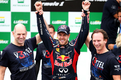 Sebastian Vettel Cetak Hattrick Lewat Gelar Juara Dunia F1 2012