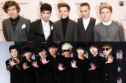 One Direction dan Super Junior Masuk Nominasi World Music Awards 2012