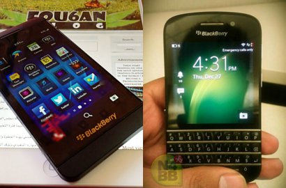 Beredar Bocoran Foto Lebih Jelas BlackBerry X10 dan Z10