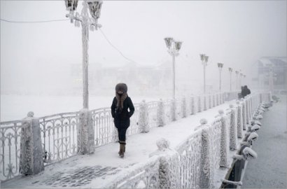 Desa Paling Dingin Sedunia Minus 50 Derajat Celcius