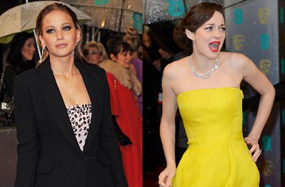 Hujan, Gaun Jennifer Lawrence dan Marion Cotillard Basah di Red Carpet