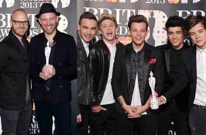 Coldplay dan One Direction Sabet Piala Brit Awards 2013