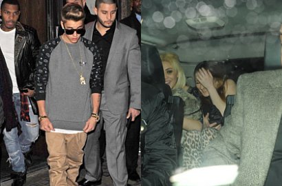 Justin Bieber Kepergok Pulang Pesta dengan Dua Gadis Misterius