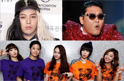 PSY, G-Dragon dan f(x) Sabet Penghargaan Korean Music Awards 2013