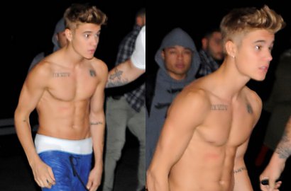 Jadi Trending Topic, Justin Bieber Topless Sebelum Rayakan Ultah ke-19