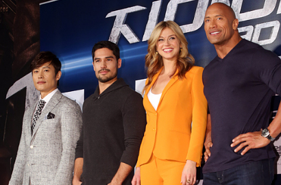 Lee Byung Hun dan Dwayne Johnson Promo 'G.I Joe Retaliation' di Korea