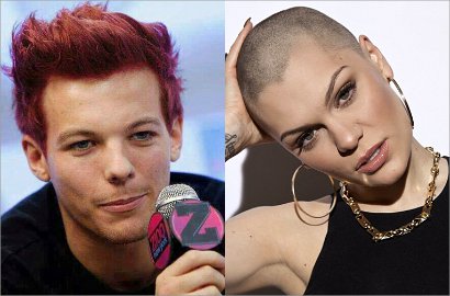 Louis 1D Pilih Merah, Jessie J Botaki Rambut untuk Acara Amal Comic Relief