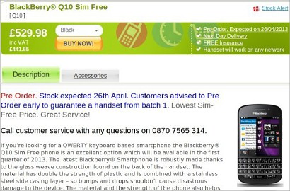 Harga dan Waktu Rilis Global BlackBerry Q10 Mulai Terungkap