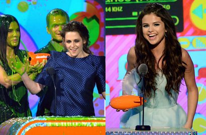 Kristen Stewart dan Selena Gomez Jawarai Kids' Choice Awards 2013