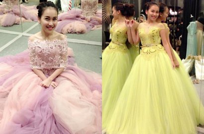 Ayu Ting Ting Dipuji Bagai Bidadari dengan Gaun Pernikahan