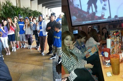 Chris Brown Undang T-ara N4 ke Lokasi Syuting Video Musik Terbaru