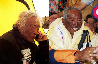 Dua Kakek Pemanjat Tertua Sedunia Bersaing Mencapai Puncak Everest