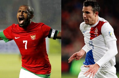Boaz Solossa Tantang Skuad Robin van Persie Jelang Indonesia vs Belanda