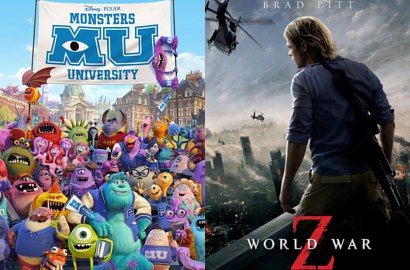'Monsters University' dan 'World War Z' Geser 'Man of Steel' di Box Office