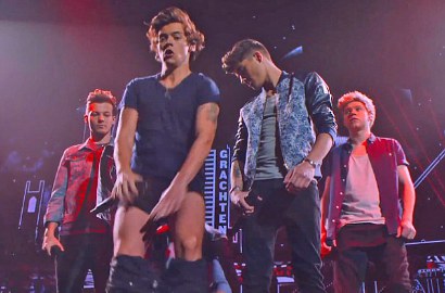 Usilnya Liam Payne Tarik Celana Harry Styles di Trailer 'One Direction: This Is Us'