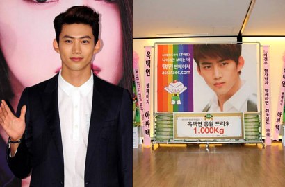 Fans Taecyeon 2PM Kirim Beras 3 Ton Demi Suksesnya Serial 'Who Are You?'