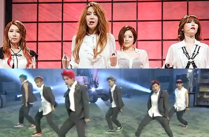 EXO, f(x) dan BEG Meriahkan Panggung 'M! Countdown'