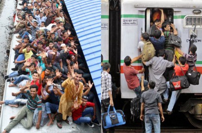 Ngerinya Cara Mudik Lebaran Ala Orang Bangladesh
