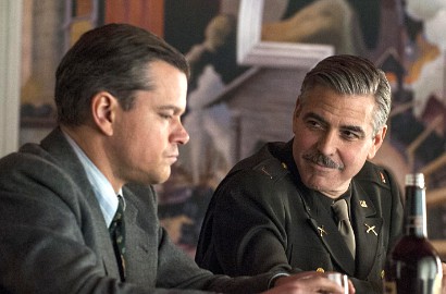 George Clooney dan Matt Damon Siasati Hitler di Trailer 'Monuments Men'