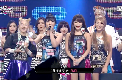 2NE1 Sabet Juara di 'M! Countdown' dengan 'Do You Love Me'