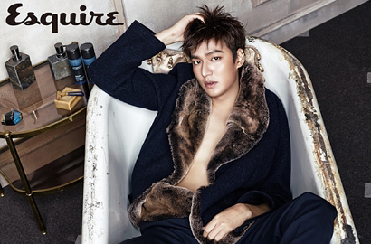 Gantengnya Lee Min Ho Pose untuk Majalah Esquire