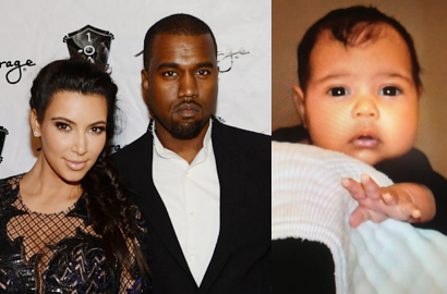 Kim Kardashian dan Kanye West Akhirnya Publikasikan Wajah Sang Anak