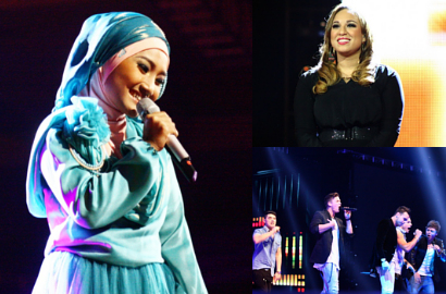 Fatin Kangen Duet Bareng Melanie Amaro dan The Collective di 'X Factor'