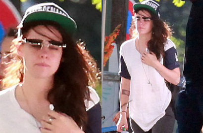 Kristen Stewart Pakai Kacamata Antik Saat Syuting 'Sils Maria'