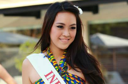 Vania Larissa Masuk 11 Besar Beach Fashion Miss World 2013
