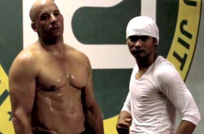 Vin Diesel dan Tony Jaa Latihan Duel untuk 'Fast and Furious 7'