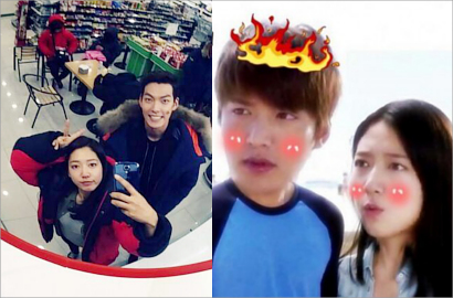Park Shin Hye Pamer Foto Lucu Bareng Lee Min Ho dan Kim Woo Bin