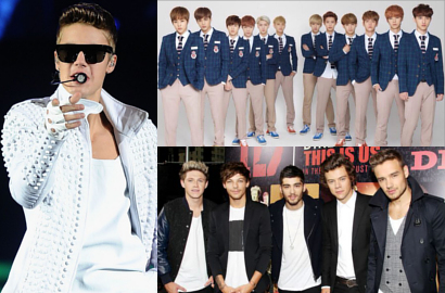 EXO Lawan Justin Bieber dan One Direction di MTV EMAs 2013