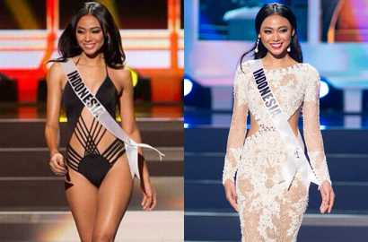 Whulandary Nyaris Terpeleset di Kontes Swimsuit Miss Universe 2013