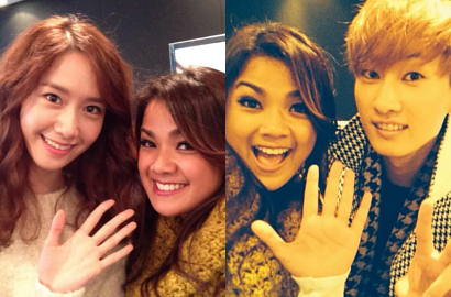 Nirina Zubir Pamer Foto Bareng Yoona SNSD dan Eunhyuk SuJu
