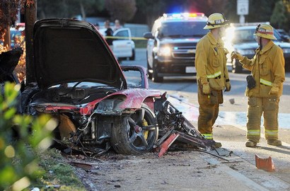 Ngerinya Foto Mobil Porsche Paul Walker Usai Terbakar