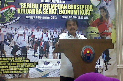 Menpora Ajak Seribu Perempuan Bersepeda
