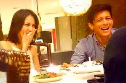 Bahagianya Ariel Makan Malam Bersama Sophia Mueller
