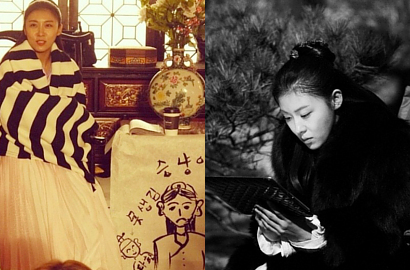 Ha Ji Won Pamer Foto Lucu di Lokasi Syuting 'Empress Ki'