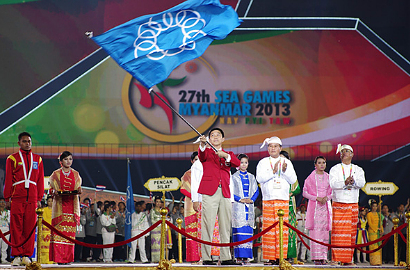 Myanmar Sukses Tutup SEA Games, Serahkan ke Singapura untuk 2015