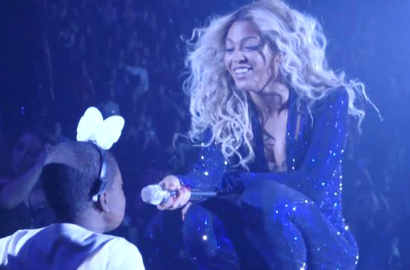 Beyonce Buat Fans Penderita Kanker Nangis di Konsernya