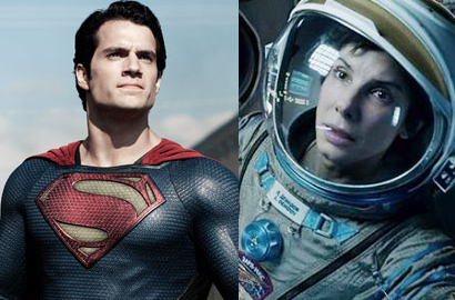 Warner Bros Kalahkan Disney di 2013 Berkat 'Man of Steel' dan 'Gravity'