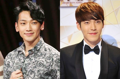 Rain Kaget Kalah Tinggi dari Kim Woo Bin