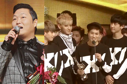 PSY dan EXO Sabet Piala Utama Golden Disk Awards ke-28