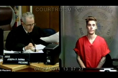 Justin Bieber Masuk Penjara, Umpat Polisi Saat Ditangkap
