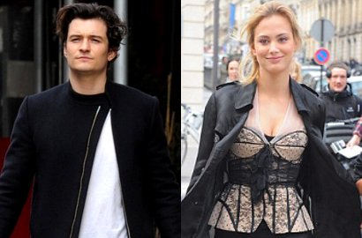 Beredar Foto Lawas 'Cewek Baru' Orlando Bloom Ciuman Sesama Jenis